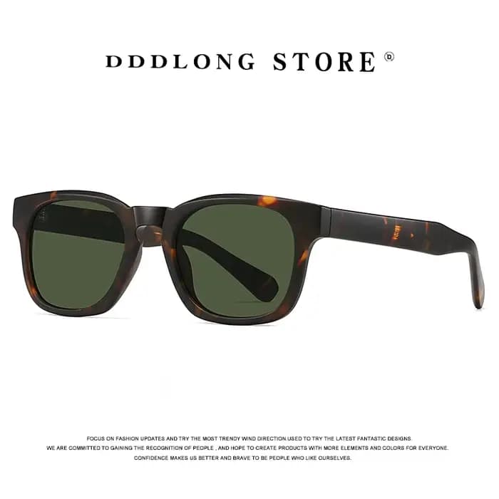 DDDLONG rétro mode carré lunettes de soleil femmes hommes