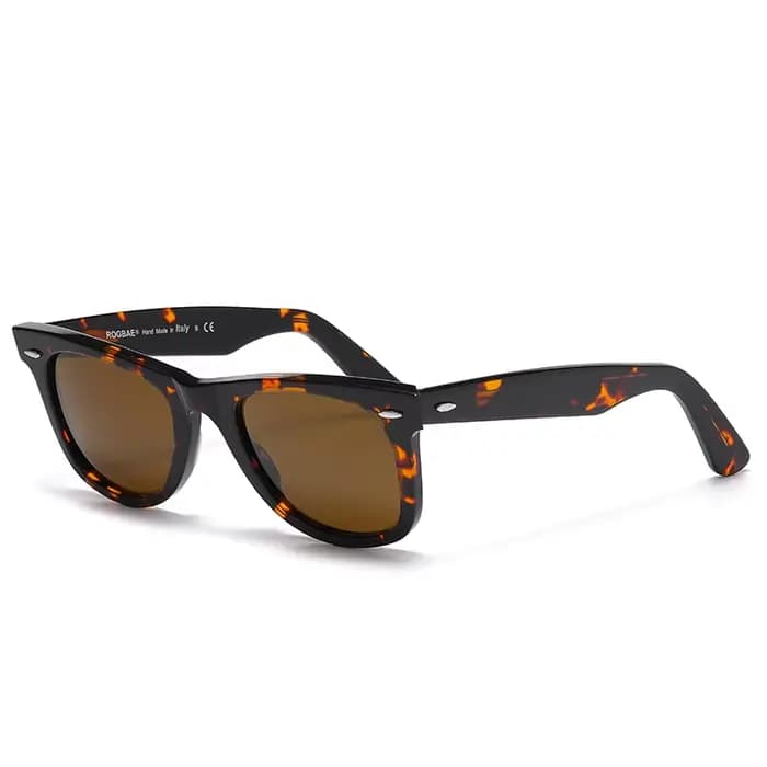 ROGBAE marque logo mode voyage lunettes de soleil hommes