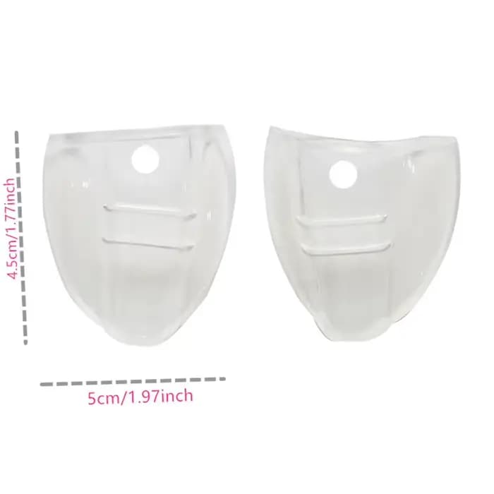 2/4 pièces – Nouveaux protège-yeux flexibles transparents anti-buée pour lunettes