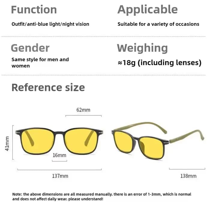Lunettes de Vision nocturne bloquant la couleur à la mode, verres Orange ou rouge pour lunettes de protection pour jeux sur ordinateur