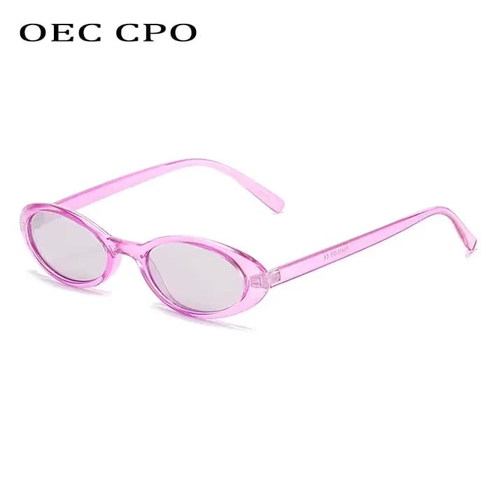 OEC CPO – lunettes de soleil ovales pour femmes