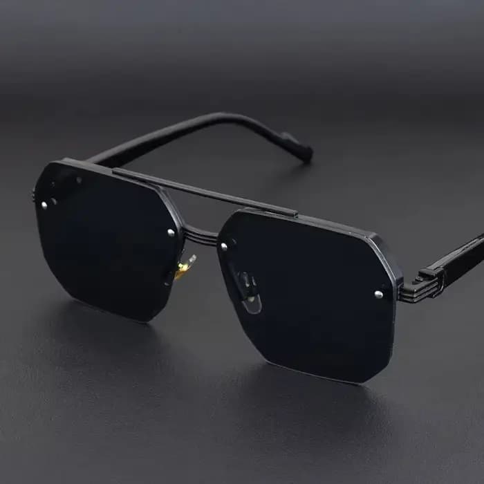 Lunettes de soleil métalliques pour hommes