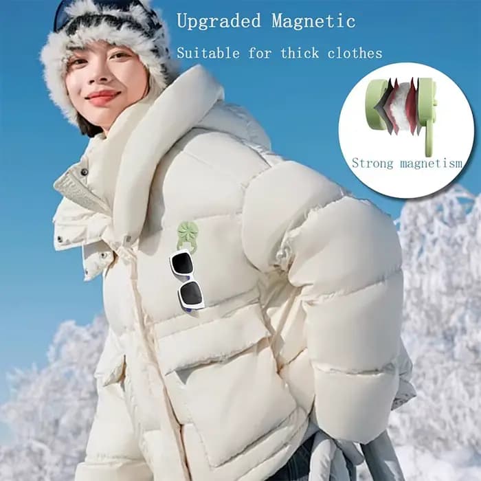 Support magnétique en silicone pour lunettes