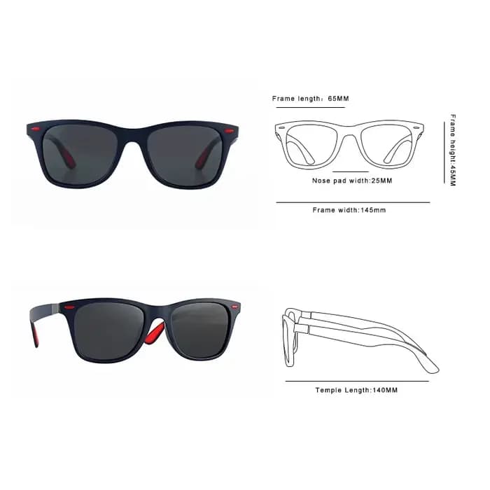 Lunettes de soleil rétro pour hommes et femmes