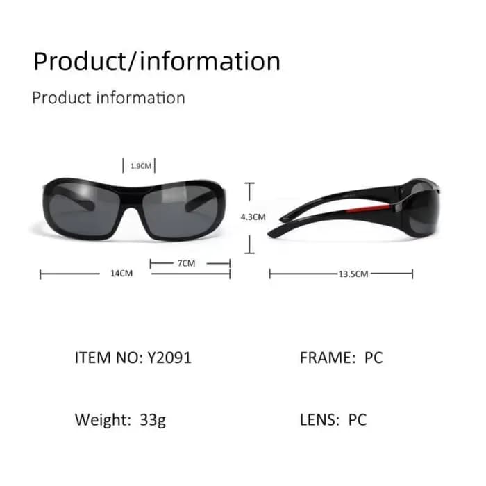 Lunettes de soleil monobloc 2026 pour hommes