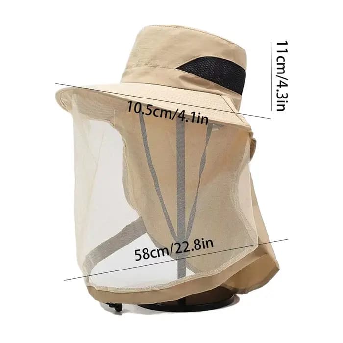Chapeau de soleil anti-moustiques pour hommes et femmes