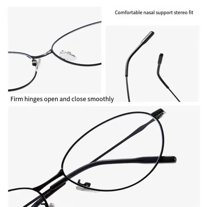 Nouvelle mode lunettes cadre hommes femmes ultraléger Ellipse