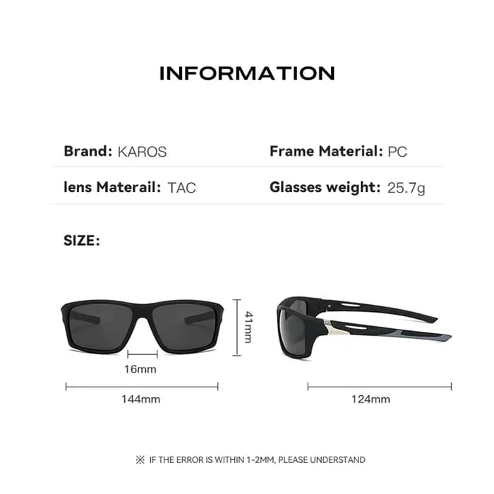Lunettes de soleil polarisées ovales vintage KAROS Premium pour hommes et femmes