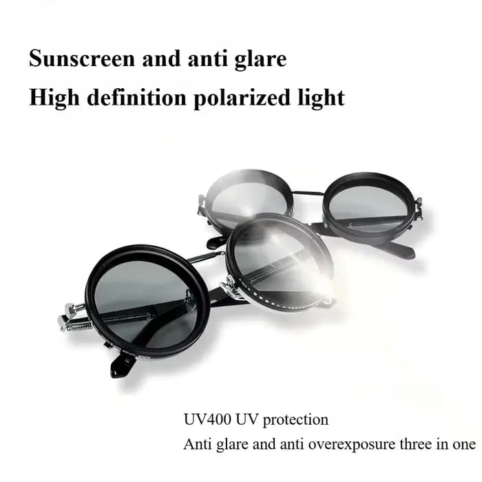 Lunettes de soleil rondes polarisées ND9
