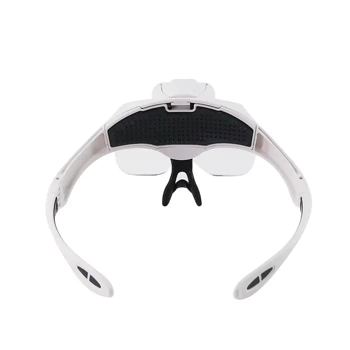 Lumière LED et 5 jeux de lentilles, lunettes de beauté grossissantes pour accessoires de maquillage pour Nail Art/tatouage/en greffage de cils