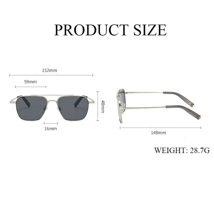 Lunettes de soleil à verres dégradés pour hommes