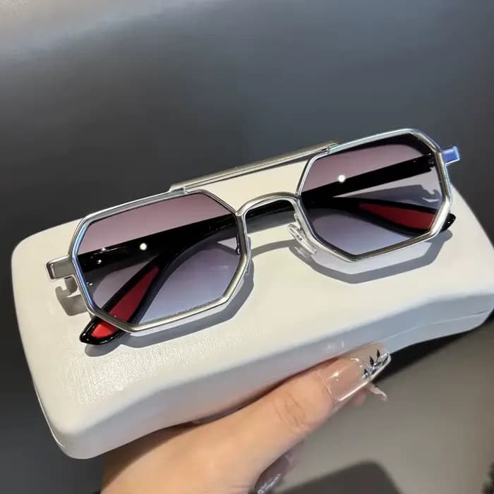 Lunettes de soleil rétro Steam-Punk pour hommes