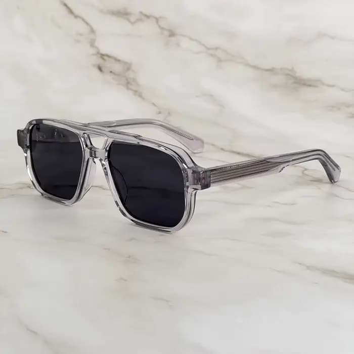 EVANS Pilot lunettes de soleil unisexe acétate luxe concepteur UV400 polarisé Vintage rétro extérieur