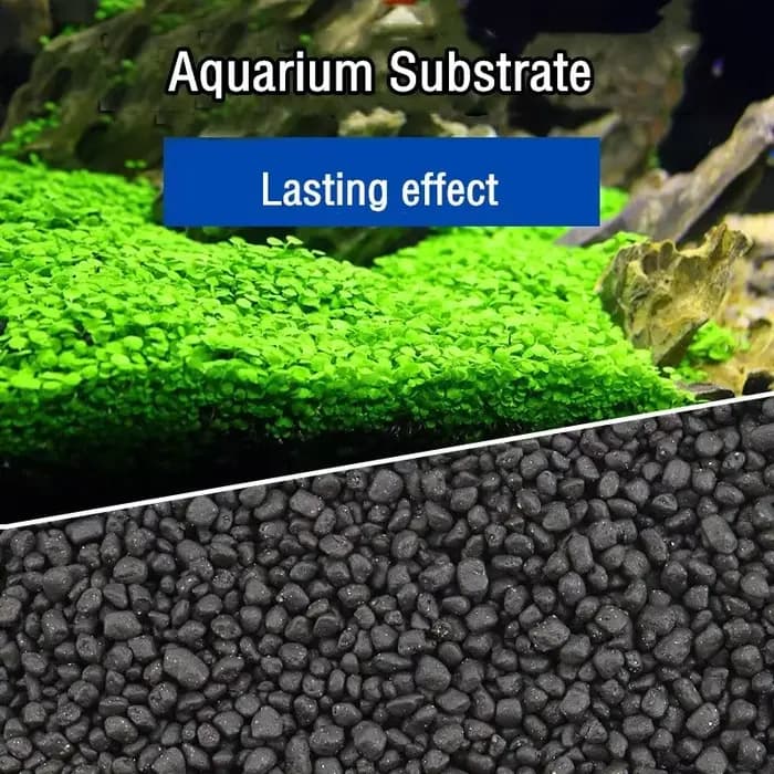 Substrat pour aquarium planté 500g, engrais, argile naturelle, gravier, substrat pour aquarium d'eau douce, sable
