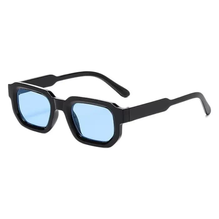 Luxueux Rectangle lunettes de soleil femmes hommes marque de mode concepteur décontracté