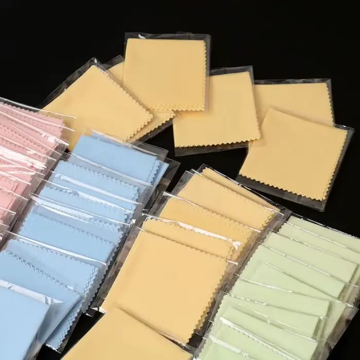 Lingettes anti-buée en microcarence réutilisables pour lunettes