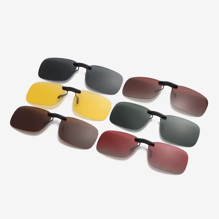 Lunettes de soleil à clipser sans monture