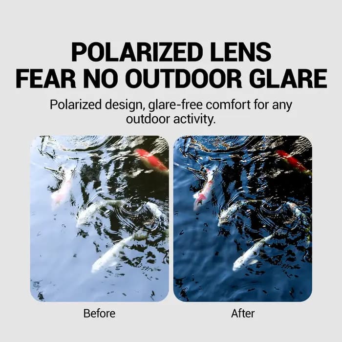 Lunettes de soleil de pêche SCVCN pour hommes