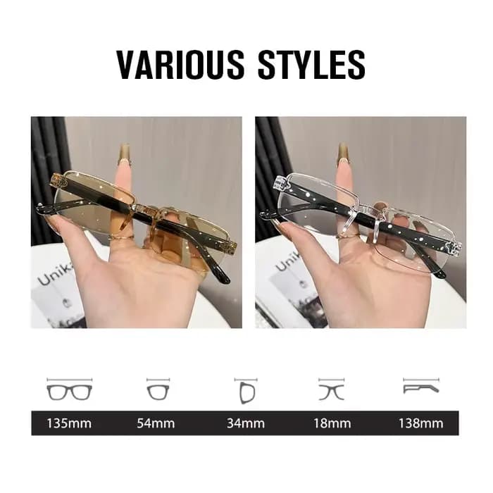 Lunettes de lecture à zoom intelligent