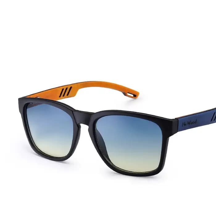 HU WOOD marque Design lunettes de soleil pour hommes à la main zèbre bois