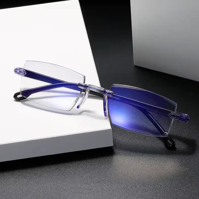 Lunettes Anti-lumière bleue sans bords pour myopie