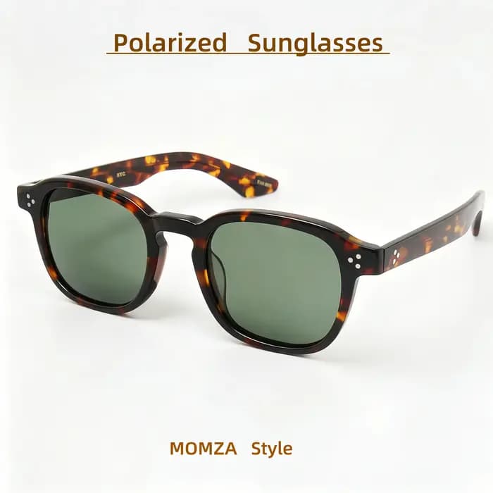 Lunettes de soleil polarisées de luxe MOMZA Style en acétate
