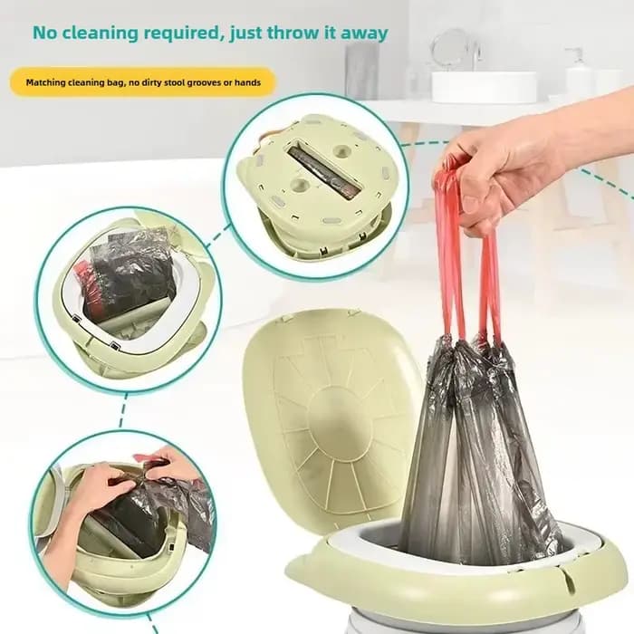 Toilettes pliables pour enfants, siège d'entraînement, toilettes de voyage pour bébés, pot Portable pour enfants, voiture scellée, urinoir Anti-odeur