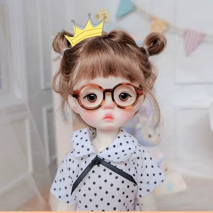 Mini lunettes à beurre multicolores, lunettes à beurre miniatures personnalisées en plastique, lunettes à monture ronde, ornement de beurre, 4.5 cm, 1.77 po