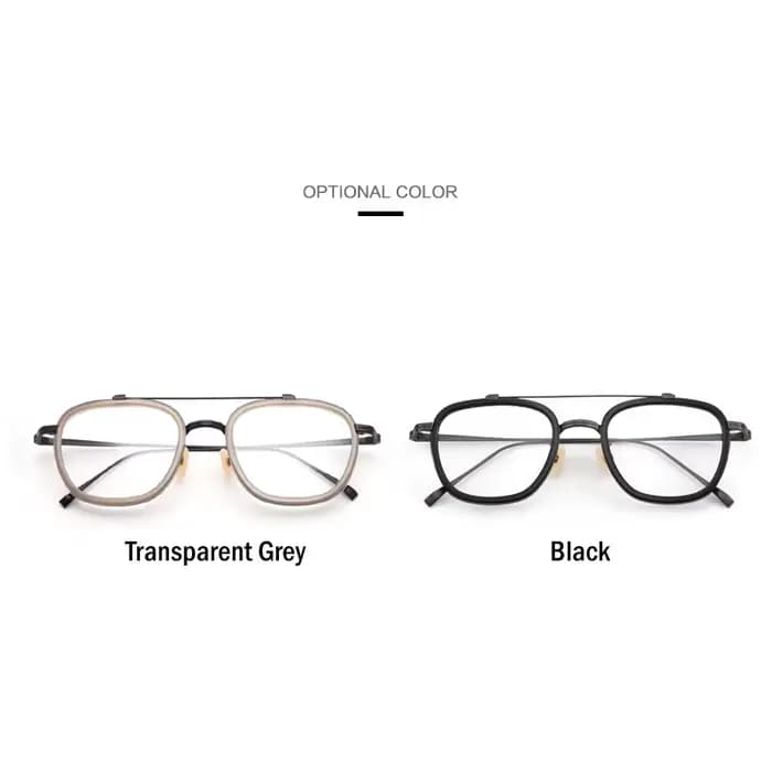 Monture de lunettes en titane pour hommes et femmes