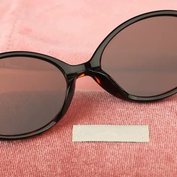 Lunettes de soleil ovales en acétate pour femmes