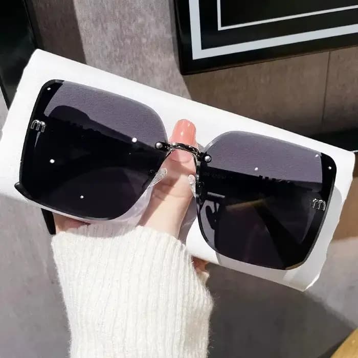 Lunettes de soleil carrées de marque tendance pour femmes