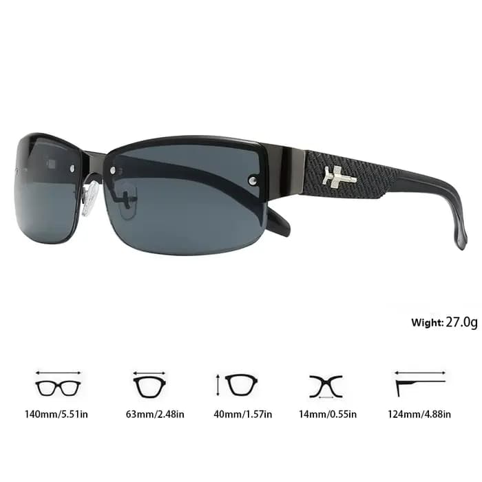 Lunettes de soleil dégradées tendance pour hommes et femmes