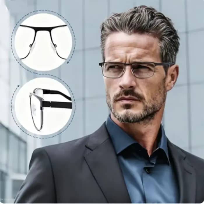 Lunettes de lecture progressives multifocales pour hommes