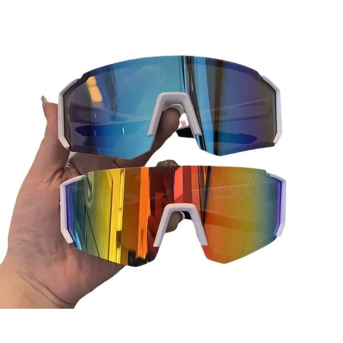 1/2 pièces lunettes de soleil de cyclisme femmes UV400 Anti-sable protecteur des yeux