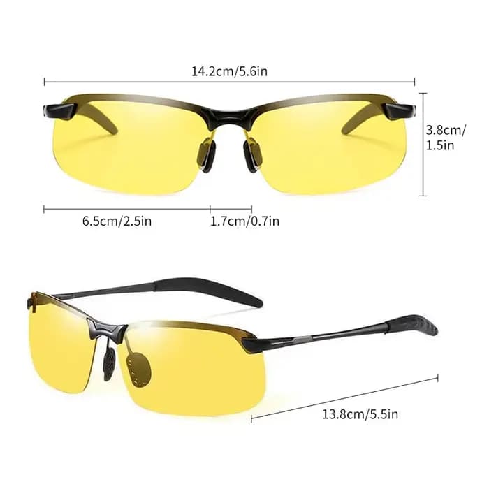 Lunettes de conduite de nuit Anti-éblouissement polarisées HD
