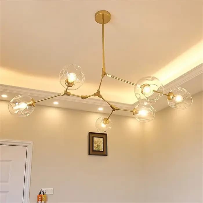 Lustre en verre Ludeviation moderne pour LOFT, plafonnier LED, suspension, salon, salle à manger, décoration d'intérieur, confliclights, luminaires de cuisine