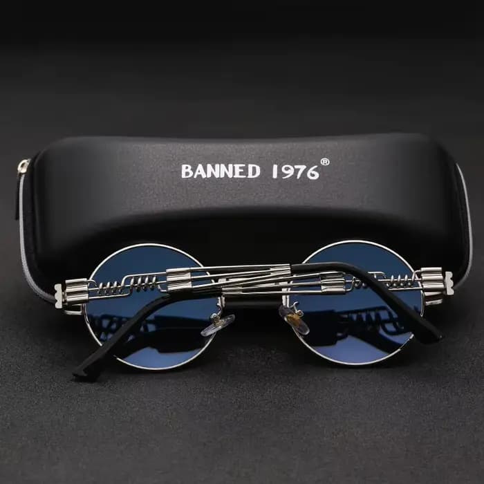 Lunettes de soleil Steampunk gothiques polarisées pour hommes et femmes