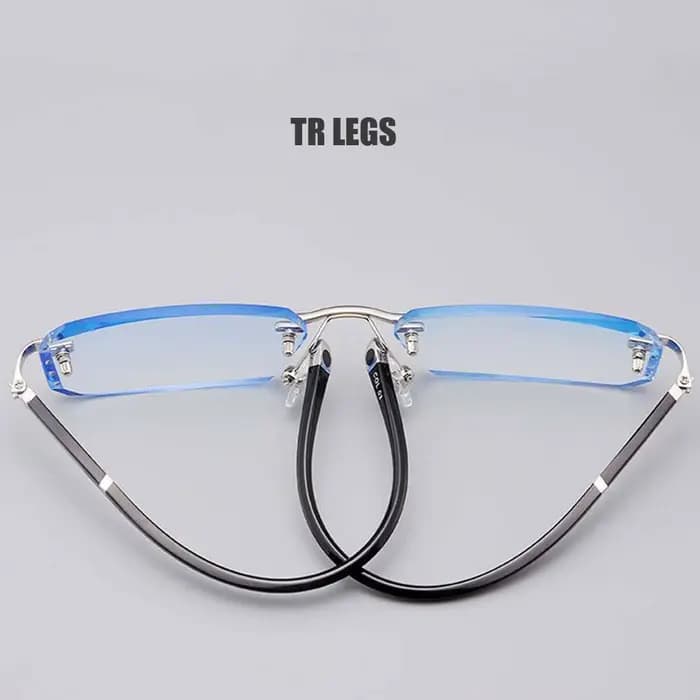 Lunettes de myopie photochromiques d'affaires pour hommes