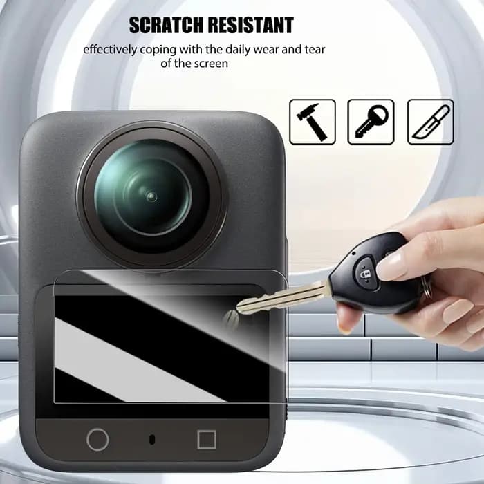 Verre pour DJI OSMO 360 protecteur d'écran de caméra dureté 9H anti-rayures Film de couverture en verre trempé pour caméra panoramique OSMO 360