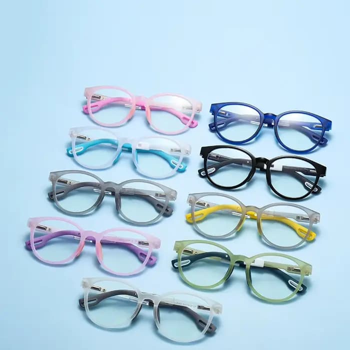 Lunettes de Prescription Ellipse TR90 pour enfants de 6 à 12 ans