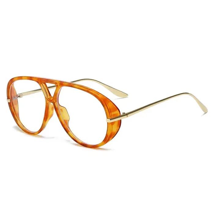Marque de luxe Designer surdimensionné pilote myopie lunettes 2025 Vintage noir clair