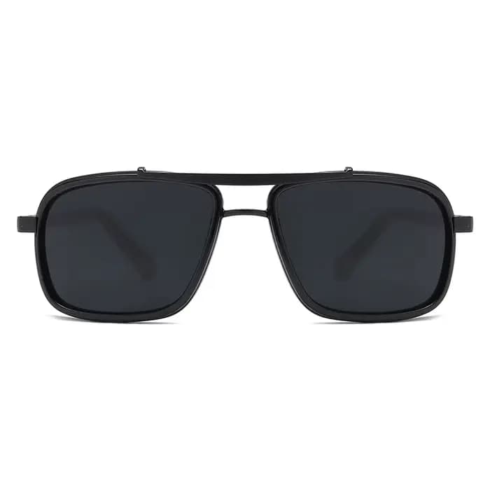 CRIXALIS métal Steampunk lunettes de soleil pour hommes mode Rock Hip Hop