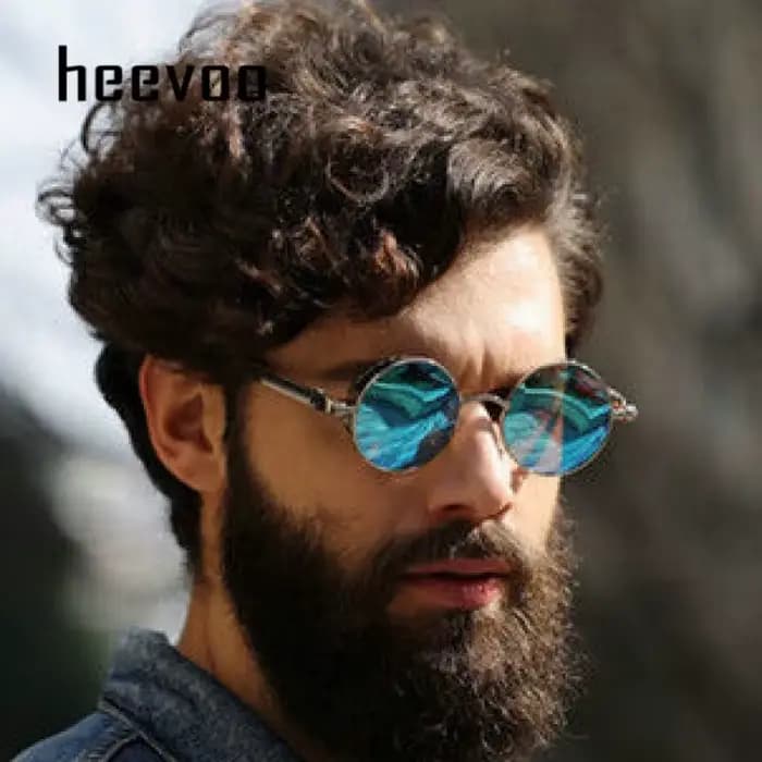 Lunettes de soleil steampunk en métal pour hommes et femmes