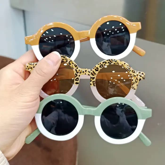 Lunettes de soleil de marque rétro pour enfants