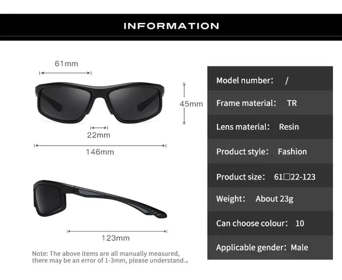 Lunettes de soleil de sport polarisées pour hommes et femmes, changement de couleur, Vision nocturne, cyclisme, vent