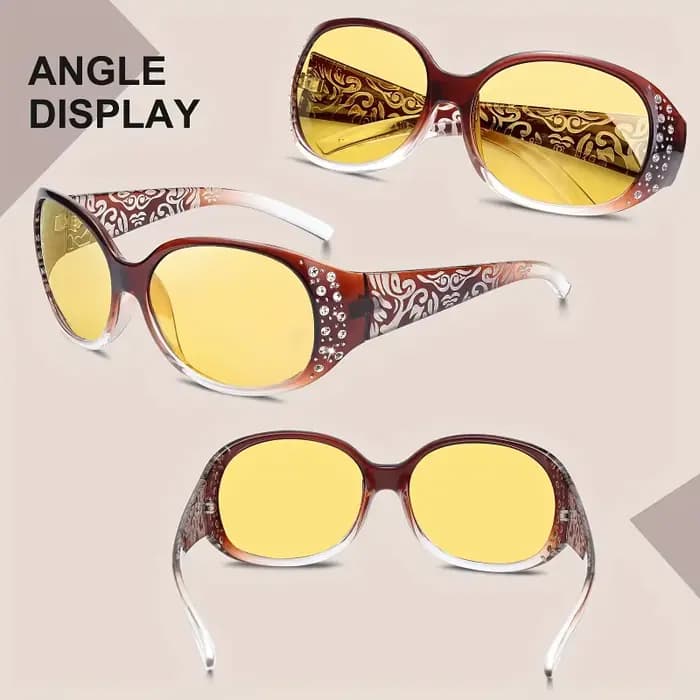 Lunettes de conduite de vision nocturne pour femmes