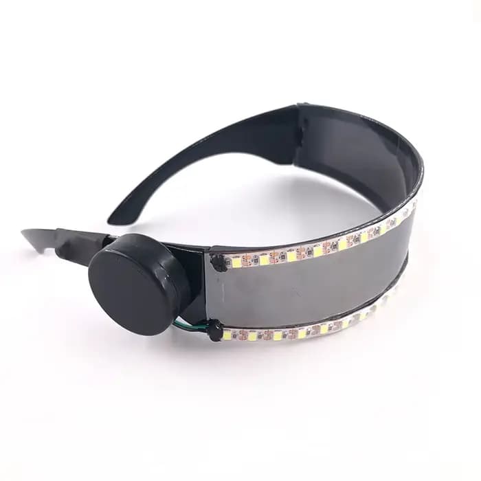 Lunettes de soleil cyberpunk futuristes