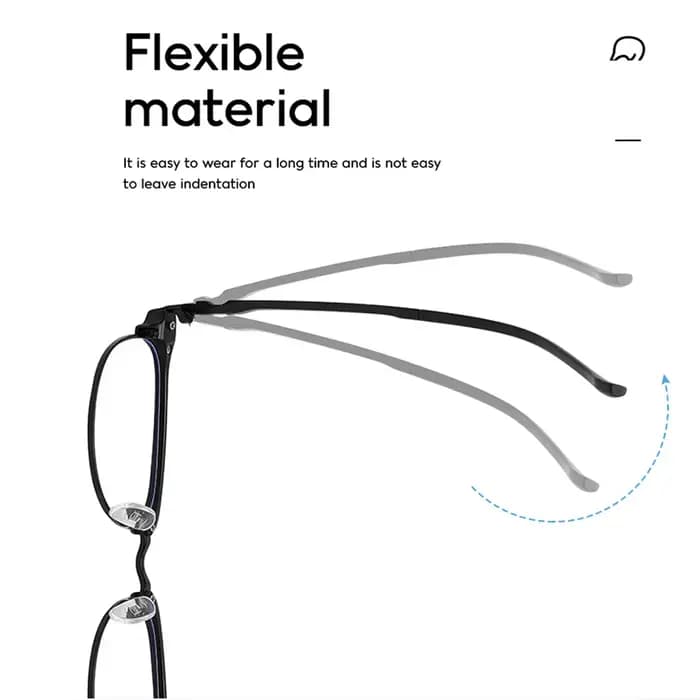 VIVIBEE rétro Semi sans monture bleu lumière bloquant lunettes hommes TR90 Vintage Anti ordinateur rayon filtre jeu