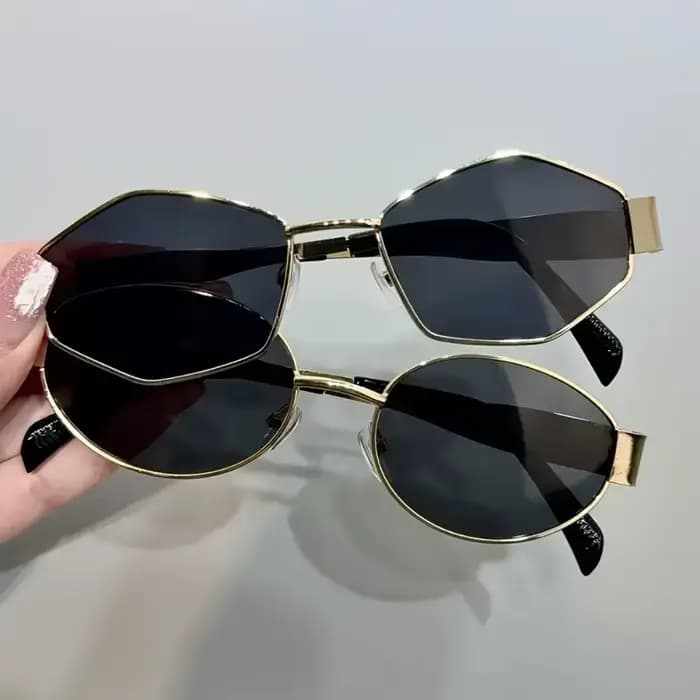 2 paires de lunettes d'été à la mode pour femmes