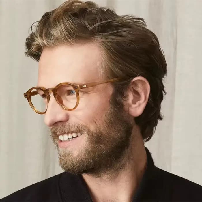 Aimee-Monture de lunettes rondes en acétate faites à la main pour hommes et femmes